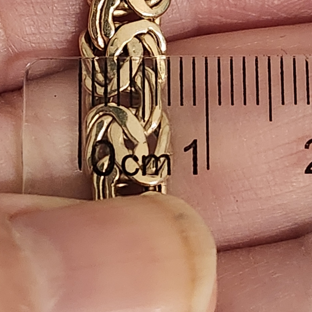 10kt gold binzantine necklace Solid gold - Picture 6 of 8